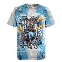 El Diez Argentina GOAT 10 Football Rugby Jersey Goat Mascot King Crown Graffiti Art