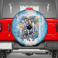 El Diez Argentina GOAT 10 Football Spare Tire Cover Goat Mascot King Crown Graffiti Art
