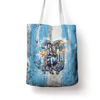 El Diez Argentina GOAT 10 Football Tote Bag Goat Mascot King Crown Graffiti Art