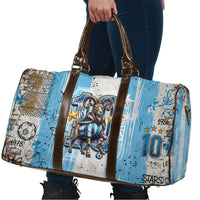 El Diez Argentina GOAT 10 Football Travel Bag Goat Mascot King Crown Graffiti Art