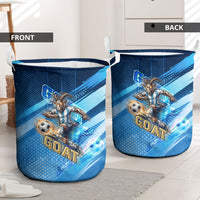 Argentina Football GOAT 10 Pride Laundry Basket Power of the King - 4 Star Champions Mascot