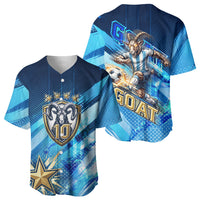 Argentina Football GOAT 10 Pride Baseball Jersey Power of the King - 4 Star Champions Mascot