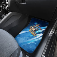 Argentina Football GOAT 10 Pride Car Mats Power of the King - 4 Star Champions Mascot