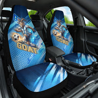 Argentina Football GOAT 10 Pride Car Seat Cover Power of the King - 4 Star Champions Mascot