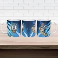 Argentina Football GOAT 10 Pride Ceramic Mug Power of the King - 4 Star Champions Mascot