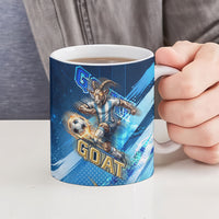 Argentina Football GOAT 10 Pride Ceramic Mug Power of the King - 4 Star Champions Mascot