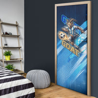 Argentina Football GOAT 10 Pride Door Cover Power of the King - 4 Star Champions Mascot