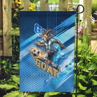 Argentina Football GOAT 10 Pride Garden Flag Power of the King - 4 Star Champions Mascot