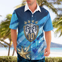 Argentina Football GOAT 10 Pride Hawaiian Shirt Power of the King - 4 Star Champions Mascot