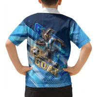 Argentina Football GOAT 10 Pride Hawaiian Shirt Power of the King - 4 Star Champions Mascot