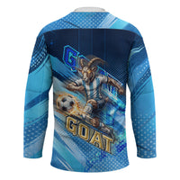 Argentina Football GOAT 10 Pride Hockey Jersey Power of the King - 4 Star Champions Mascot