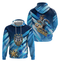 Argentina Football GOAT 10 Pride Hoodie Power of the King - 4 Star Champions Mascot