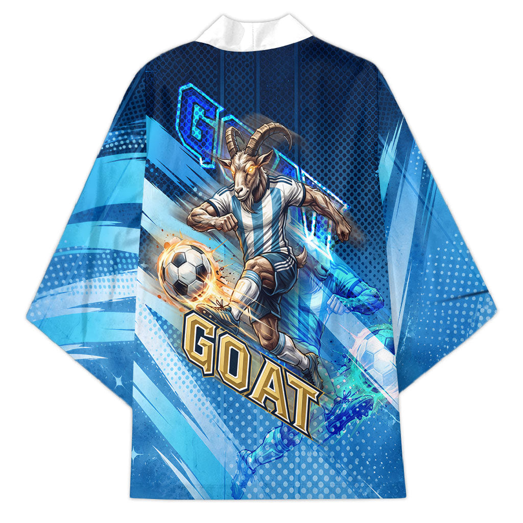 Argentina Football GOAT 10 Pride Kimono Power of the King - 4 Star Champions Mascot