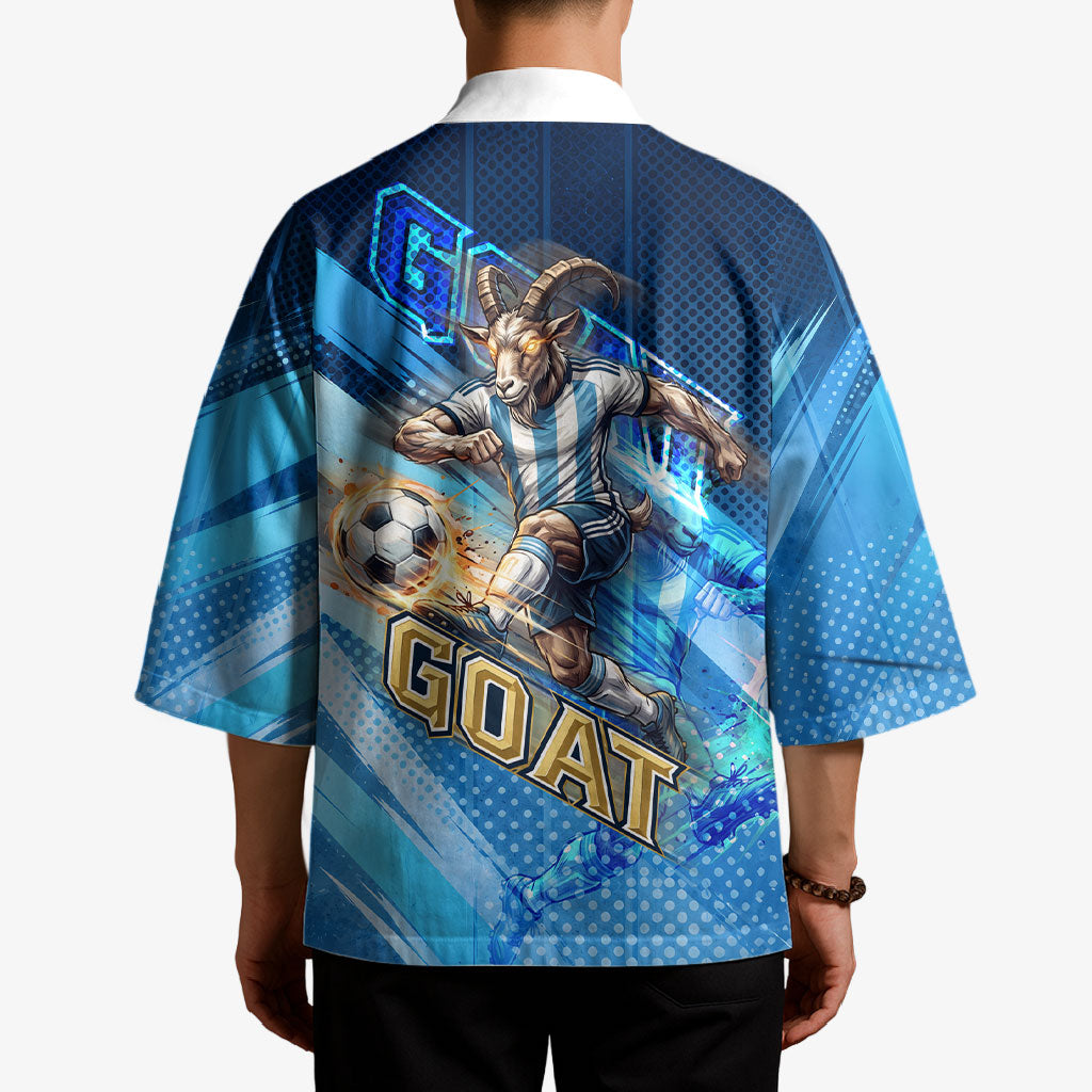 Argentina Football GOAT 10 Pride Kimono Power of the King - 4 Star Champions Mascot