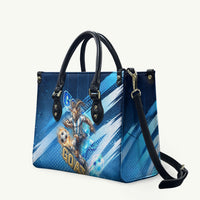 Argentina Football GOAT 10 Pride Leather Bag Power of the King - 4 Star Champions Mascot