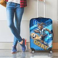 Argentina Football GOAT 10 Pride Luggage Cover Power of the King - 4 Star Champions Mascot