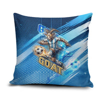 Argentina Football GOAT 10 Pride Pillow Cover Power of the King - 4 Star Champions Mascot