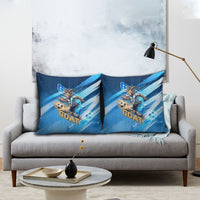 Argentina Football GOAT 10 Pride Pillow Cover Power of the King - 4 Star Champions Mascot