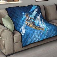 Argentina Football GOAT 10 Pride Quilt Power of the King - 4 Star Champions Mascot