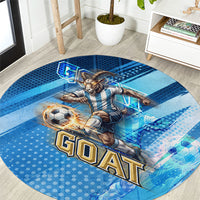 Argentina Football GOAT 10 Pride Round Carpet Power of the King - 4 Star Champions Mascot