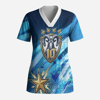 Argentina Football GOAT 10 Pride Scrub Top Power of the King - 4 Star Champions Mascot