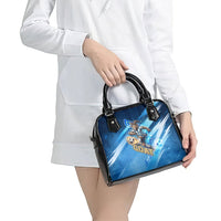 Argentina Football GOAT 10 Pride Shoulder Handbag Power of the King - 4 Star Champions Mascot