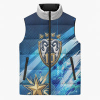 Argentina Football GOAT 10 Pride Sleeveless Puffer Jacket Power of the King - 4 Star Champions Mascot