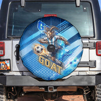 Argentina Football GOAT 10 Pride Spare Tire Cover Power of the King - 4 Star Champions Mascot