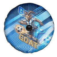 Argentina Football GOAT 10 Pride Spare Tire Cover Power of the King - 4 Star Champions Mascot