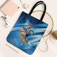 Argentina Football GOAT 10 Pride Tote Bag Power of the King - 4 Star Champions Mascot