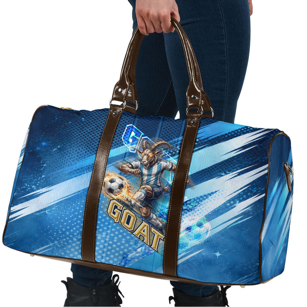 Argentina Football GOAT 10 Pride Travel Bag Power of the King - 4 Star Champions Mascot