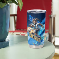 Argentina Football GOAT 10 Pride Tumbler Cup Power of the King - 4 Star Champions Mascot