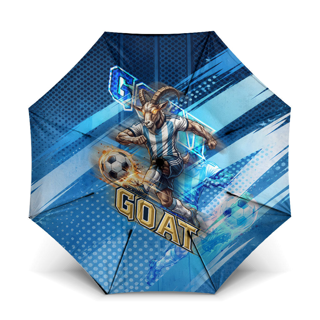 Argentina Football GOAT 10 Pride Umbrella Power of the King - 4 Star Champions Mascot