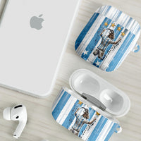 Argentina Football GOAT AirPods Case Four Times World Champions