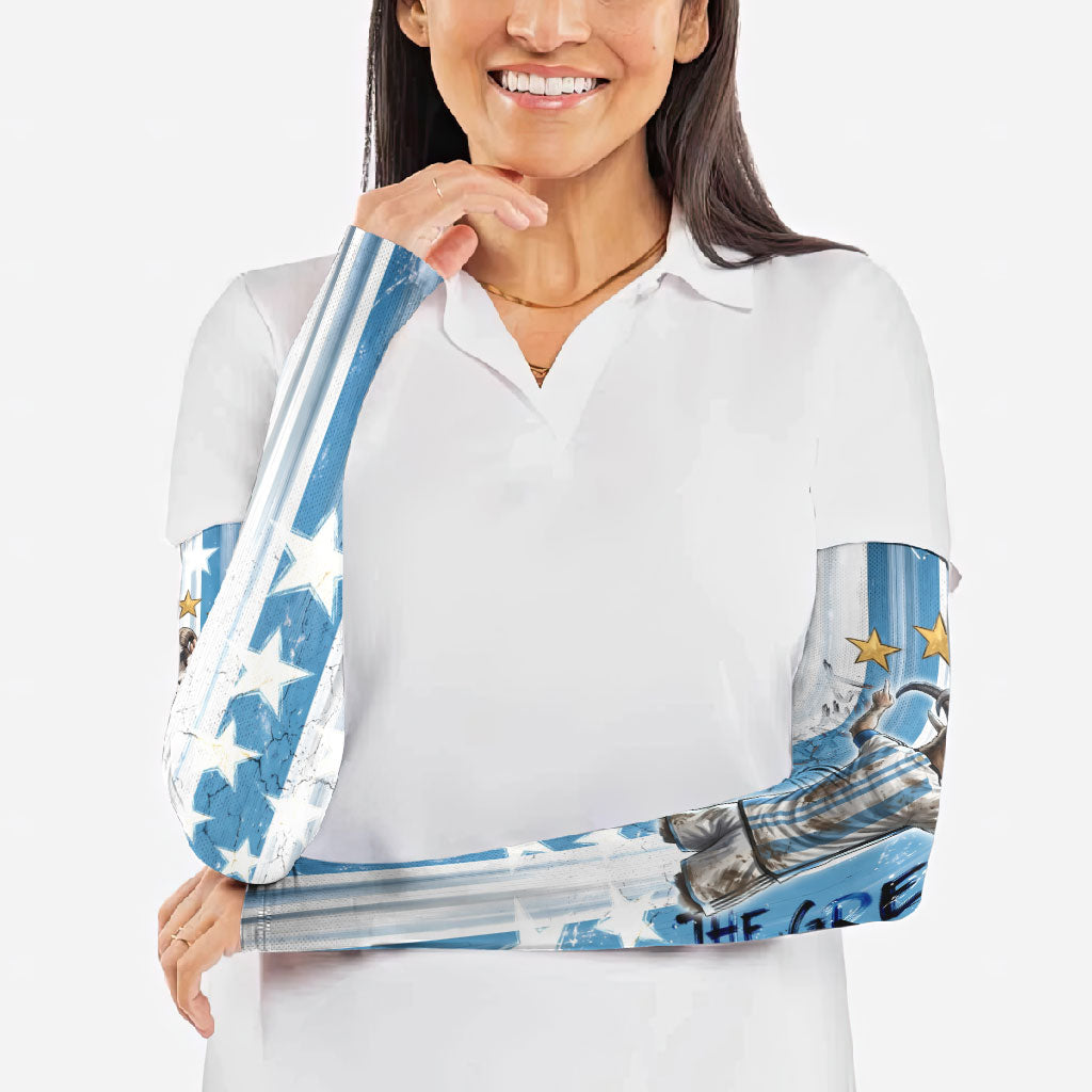 Argentina Football GOAT Arm Sleeves Four Times World Champions