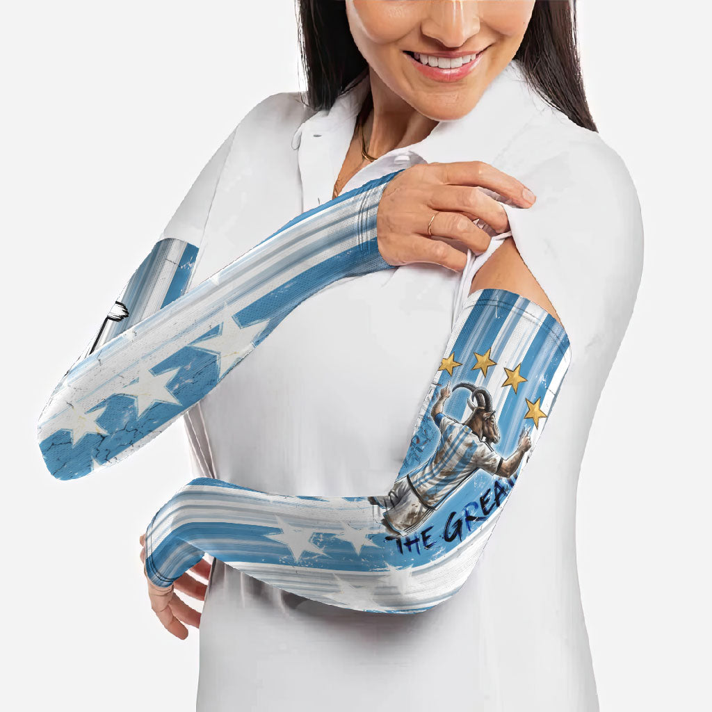 Argentina Football GOAT Arm Sleeves Four Times World Champions