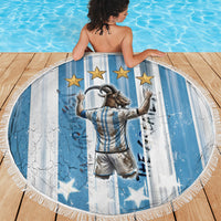 Argentina Football GOAT Beach Blanket Four Times World Champions