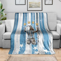 Argentina Football GOAT Blanket Four Times World Champions