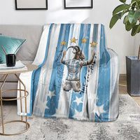 Argentina Football GOAT Blanket Four Times World Champions
