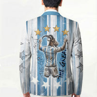 Argentina Football GOAT Blazer Four Times World Champions