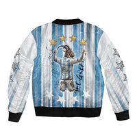 Argentina Football GOAT Bomber Jacket Four Times World Champions