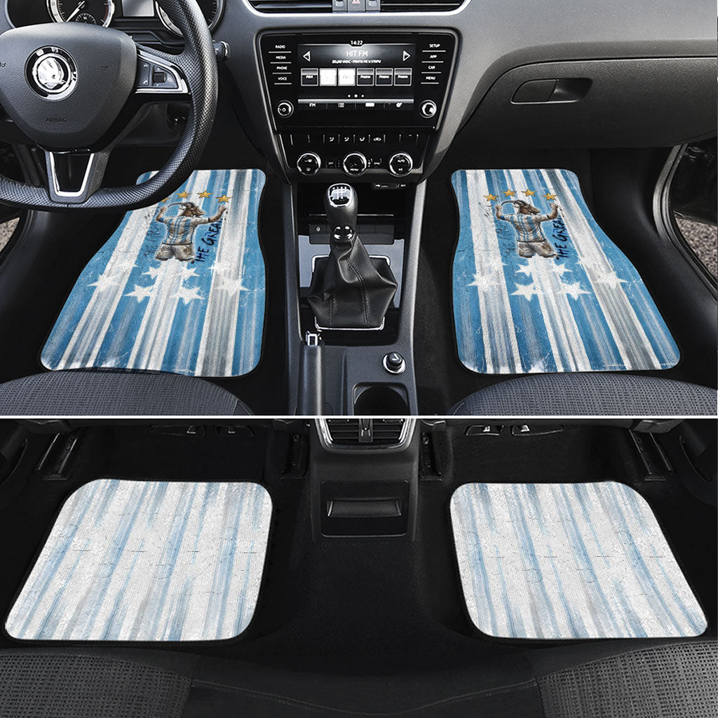 Argentina Football GOAT Car Mats Four Times World Champions