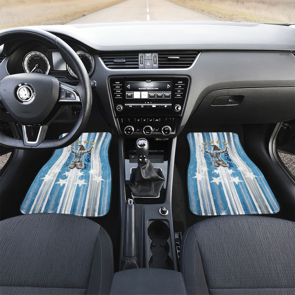 Argentina Football GOAT Car Mats Four Times World Champions