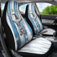 Argentina Football GOAT Car Seat Cover Four Times World Champions