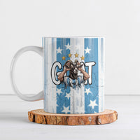 Argentina Football GOAT Ceramic Mug Four Times World Champions