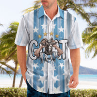 Argentina Football GOAT Hawaiian Shirt Four Times World Champions