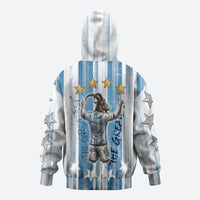Argentina Football GOAT Hoodie Four Times World Champions