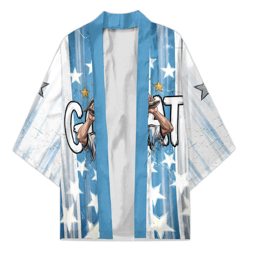 Argentina Football GOAT Kimono Four Times World Champions