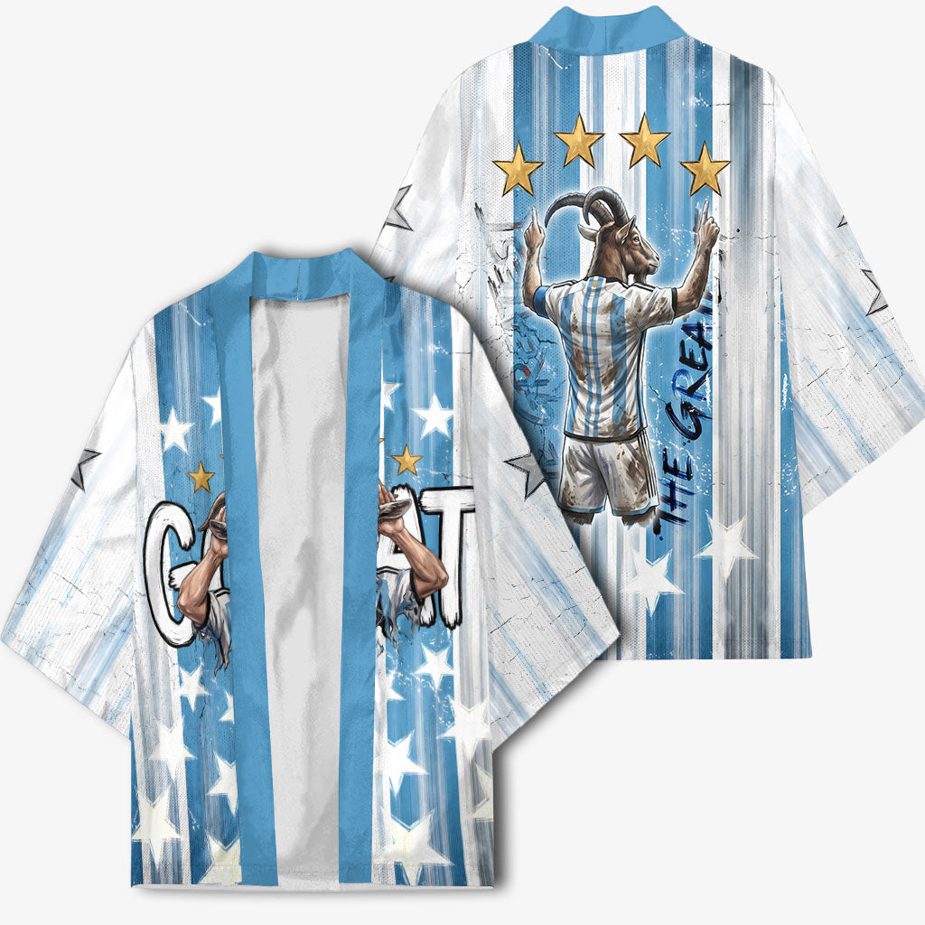 Argentina Football GOAT Kimono Four Times World Champions