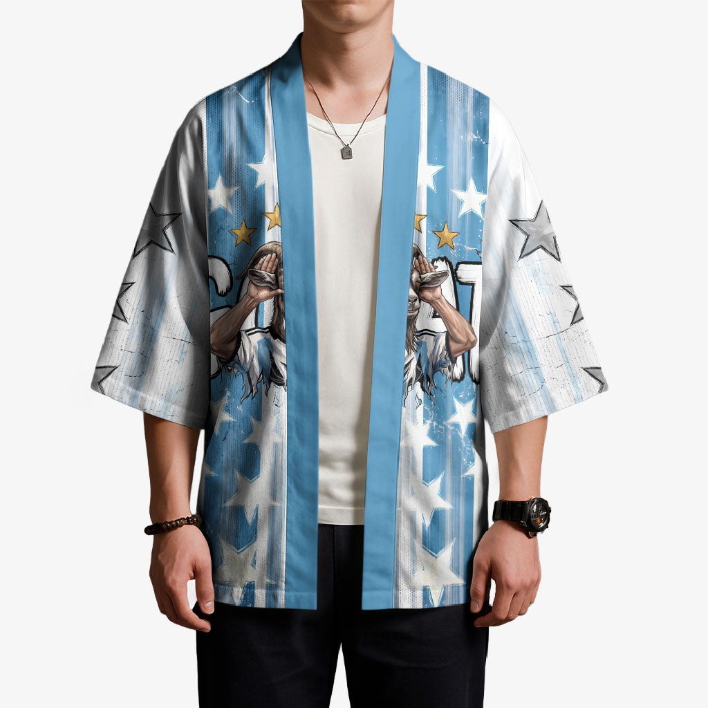 Argentina Football GOAT Kimono Four Times World Champions